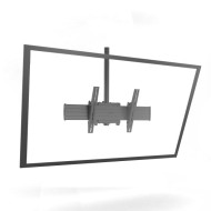 XCM1U, Fusion Extra-Large Single Pole Flat Panel Ceiling Mounts