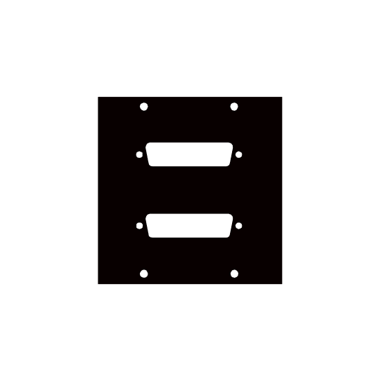 UCP Module with Two DB25 Punchouts
