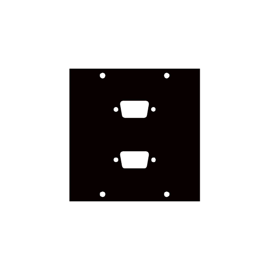 UCP Module with Two DB9 Punchouts