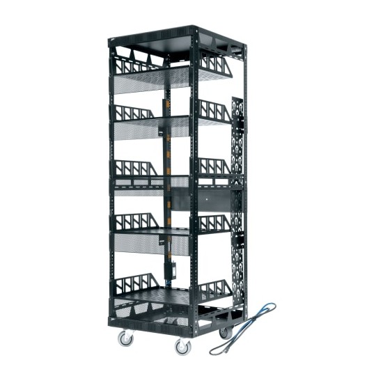 29 RU Pre-Configured Slim 5 Series 19-1/8 Inch Wide Rack Frame, 20 Inches Deep