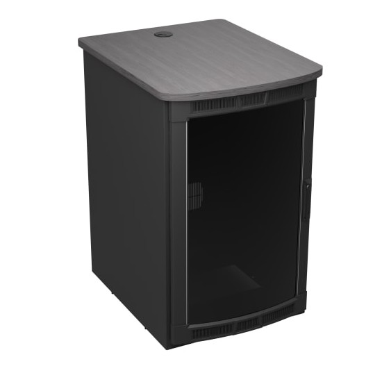 BGR-25SA27MDK-A3 Rolling Presentation Rack with Asian Night Top
