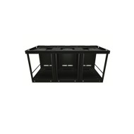 3 Bay C5 Credenza Frame, 27 Inches Deep