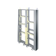 45 RU End Cable Organizer