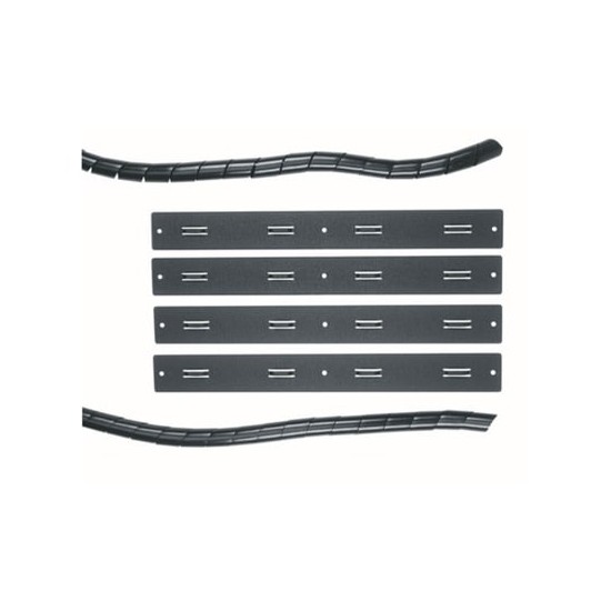 Cable Management Kit for 60 Inch Edit Center Desk - 4 Piece