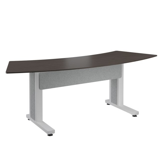 Forum™ Arc Table for 3 People, 30" Seated Height, Asian Night Table Top with Light Table Base