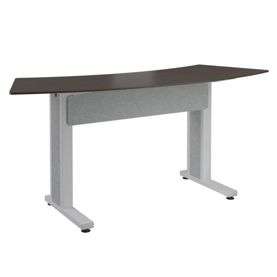 Forum™ Arc Table for 3 People, 38" Counter Height, Asian Night Table Top with Light Table Base