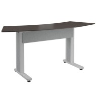 Forum™ Arc Table for 3 People, 38" Counter Height, Asian Night Table Top with Light Table Base