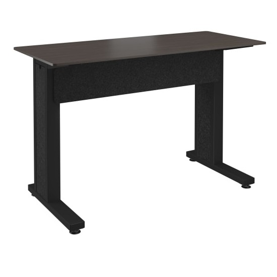 Forum™ Rectangle Table for 2 People, 38" Counter Height, Asian Night Table Top with Dark Table Base