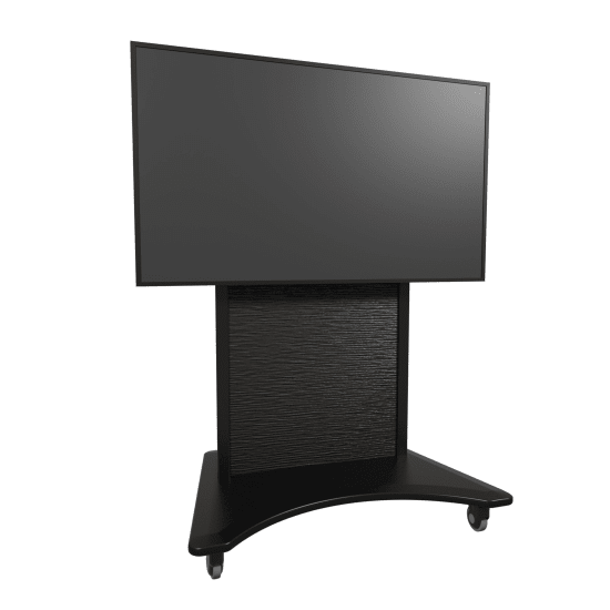 FlexView™ Series IFP E-Lift Cart Black Base - Black Metawave - DISCONTINUED