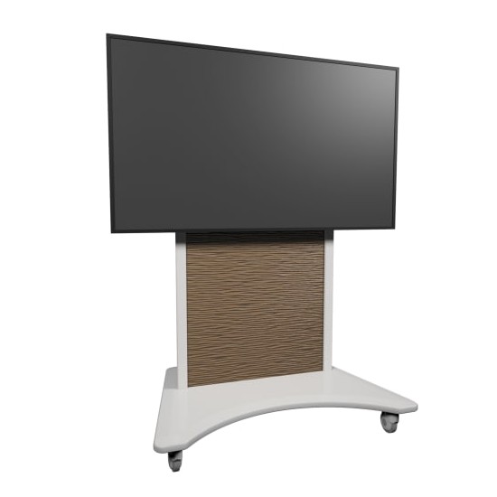 FlexView™ Series IFP Fixed Cart White Base - Bronze Metawave - DISCONTINUED