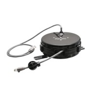 FlexView™ Conferencing Cart with HuddleSHOT FC 20' (6m) Cat6 Cable Retractor - DISCONTINUED