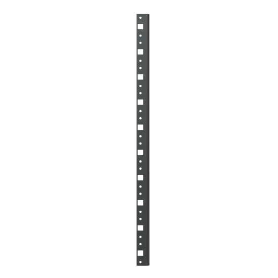 Forward Rear Rackrail for DWR, 18RU