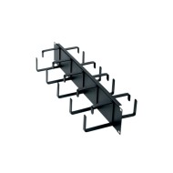 2 RU Horizontal Cable Manager with Front/Rear D-Rings