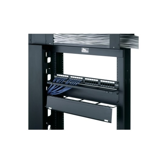 2 RU Hinged Horizontal Cable Manager