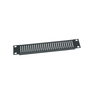 1 RU Half Rack Vent Panel, Steel & 10 Inches Wide