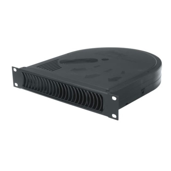 1 RU 10 Inch Blower Panel, 50 CFM, 32dB