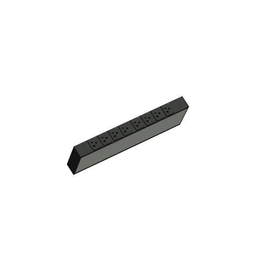 Legrand Horizontal Rackmount Network Switched PDU, 8 Outlet