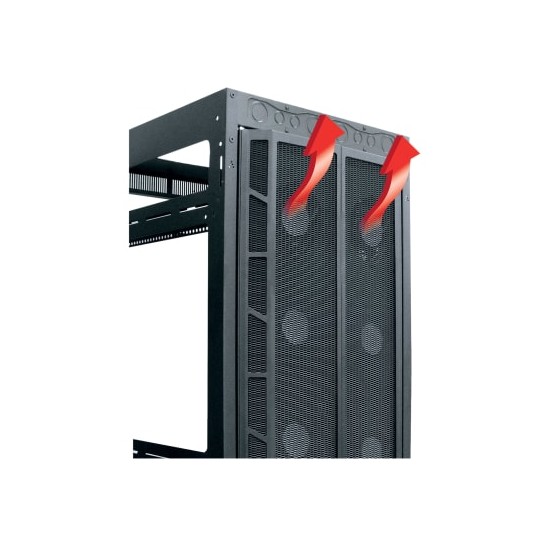 44 RU High CFM Split Rear Door Racks