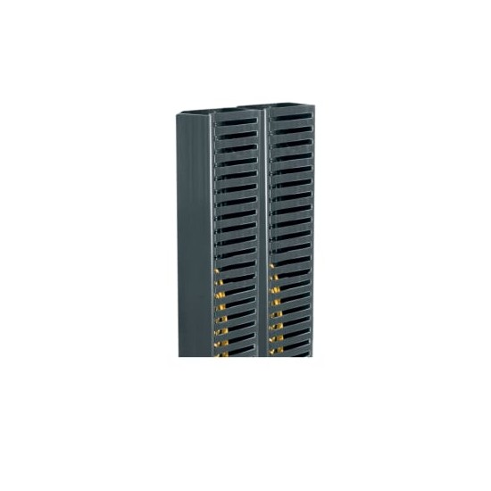 38 RU Cable Duct, 4 Inches Wide x 8 Inches Deep , Dual duct