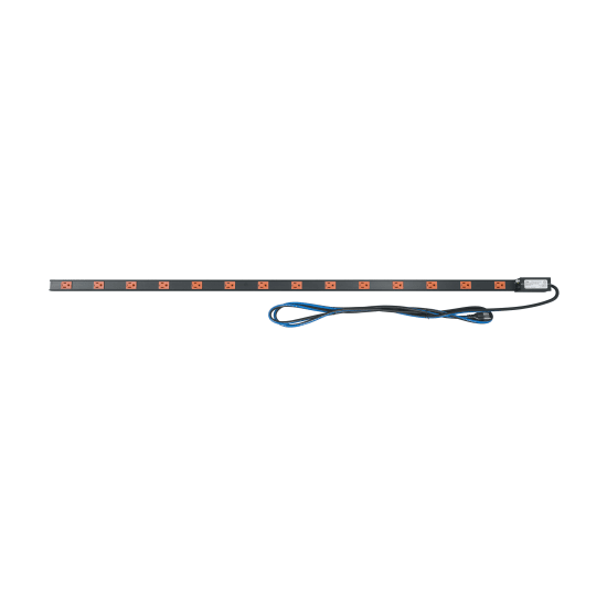 PDT Low Profile Vertical Power Strip, 14 Outlet, 15A Basic Surge