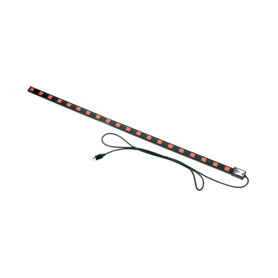 PDT Low Profile Vertical Power Strip with TwistLock Plug, 20 Outlet, 20A
