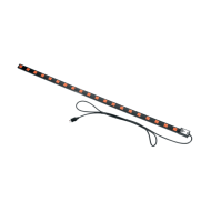 PDT Low Profile Vertical Power Strip with TwistLock Plug, 20 Outlet, 20A