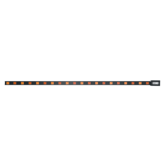 Select Series PDT Low Profile Vertical Power Strip with Dual Circuit, 20 Outlet, 20A Hardwired J-Box at Top