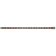 Select Series PDT Low Profile Vertical Power Strip with Dual Circuit, 20 Outlet, 20A Hardwired J-Box at Top