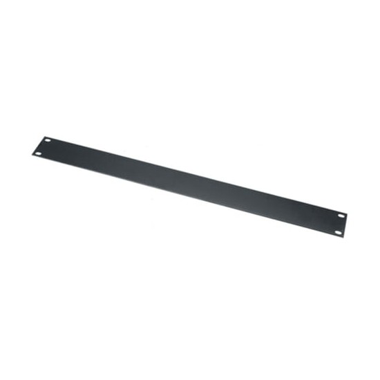1 RU Flat Blank Rack Panel, Aluminum - 12 Piece Contractor Pack