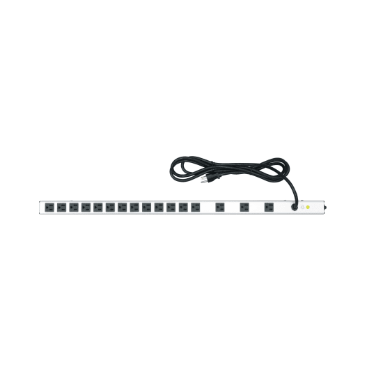 Vertical Power Distribution, 16 Outlet, 15 Amp