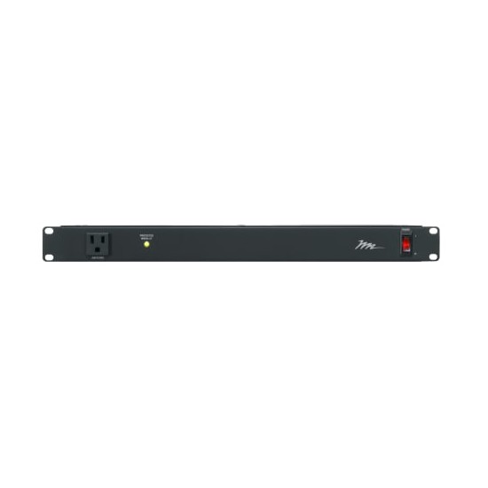 Horizontal Power Distribution, 9 Outlet, 15 Amp