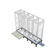 3 Bay Riser Base for 32 Inch Deep for WRK Racks