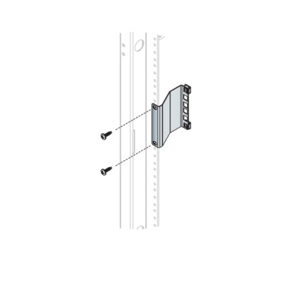 2 RU Rackrail Recessor, 3...