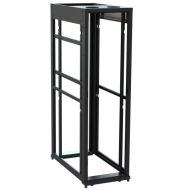 45 RU SNE Series Rack Frame, 48 Inches Deep, 24 Inches Wide with Cage Nut Rackrail