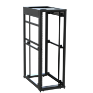 42 RU SNE Series Rack Frame, 48 Inches Deep, 27 Inches Wide with 10-32 Rackrail