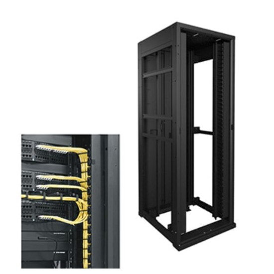 45 RU SNE Series Rack for Networking Systems, 30 Inches Wide, 42 Inches Deep