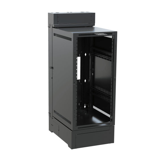 SR Series 28" Wide, 24RU, 32" Deep Large Pivoting Wall Rack