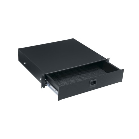 2 RU Rackmount Drawer, Textured Face