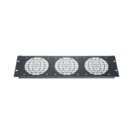 Fan panel, 3 fan, Textured