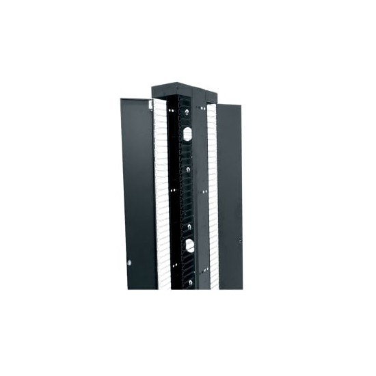 45 RU Cable Duct 6 Inches Wide - Dual Duct