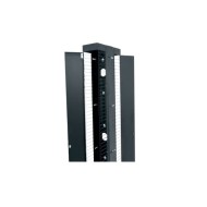 45 RU Cable Duct 6 Inches Wide - Dual Duct