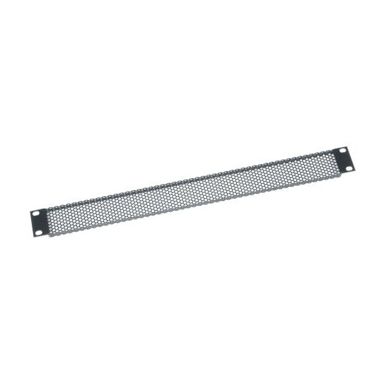 1 RU Rack Vent Panel, Perforated with 64% Open Area