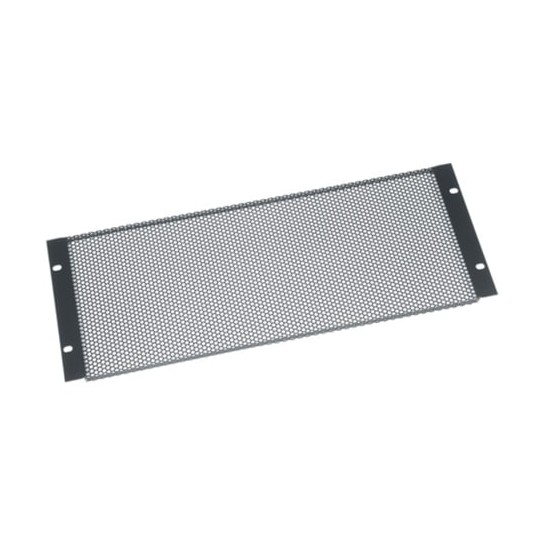 4 RU Rack Vent Panel, Perforated with 64% Open Area