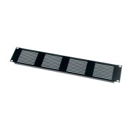 2 RU Rack Vent Panel, Slotted with 20% Open Area