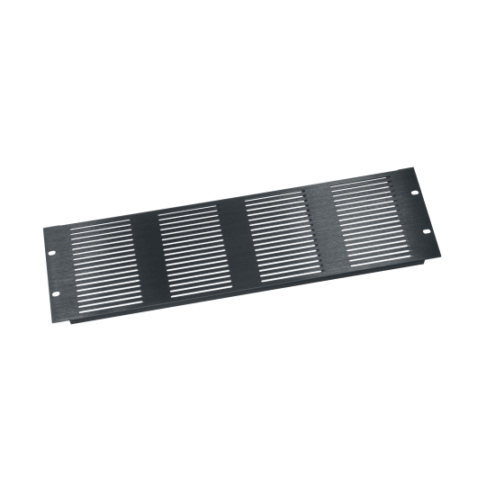 3 RU Rack Vent Panel, Slotted with 20% Open Area