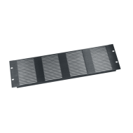 3 RU Rack Vent Panel, Slotted with 20% Open Area