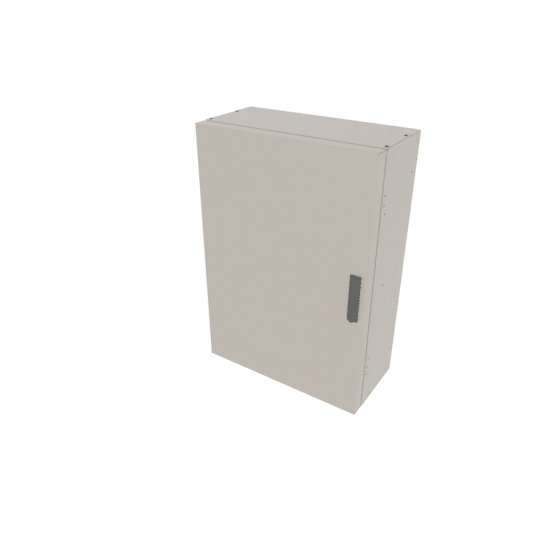 9RU Low Profile Wall Rack 4U Pivot, 5U Fixed, 42 Inches Deep - Putty
