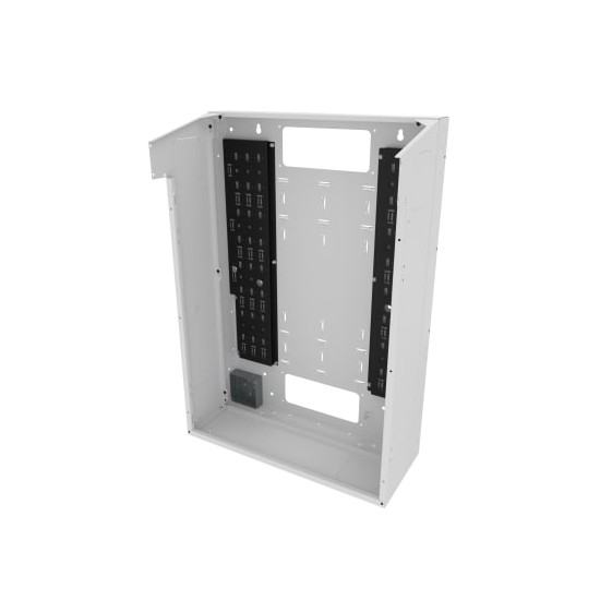 VWM Series Back Pan for Split Door, 36" High x 16" Deep - White