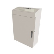 VWM Door with Plexi Access Fits 36" High x 16" Deep - Putty