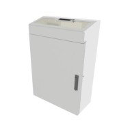 VWM Door with Plexi Access Fits 36" High x 16" Deep - White